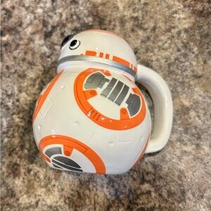 Star Wars BB-8 Ceramic Mug - White and Orange